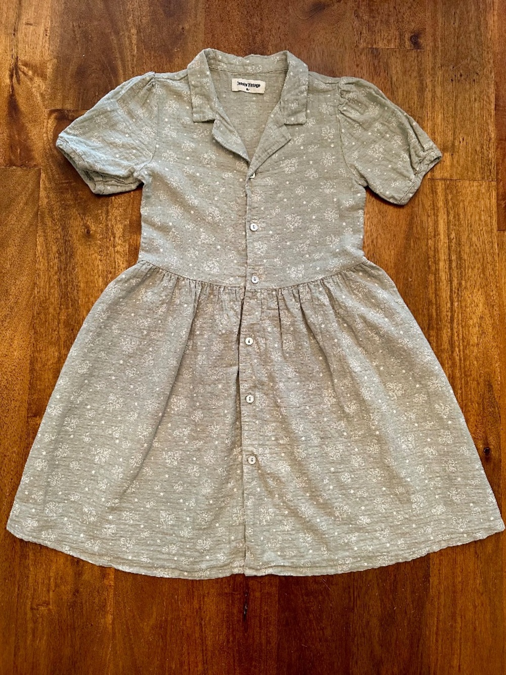 Tocoto Vintage Sage Flower Dress